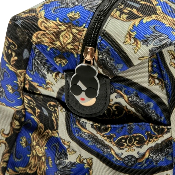 ALICE +OLIVIA Duffle Bag - Regal Romance in Sapphire Blue - Picture 2 of 7